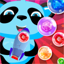 Bubble Shooter Panda Shoot Gems With Blue Rocket Icon