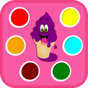 Learning Colours Ice Cream Games - Colors Kids App Icon