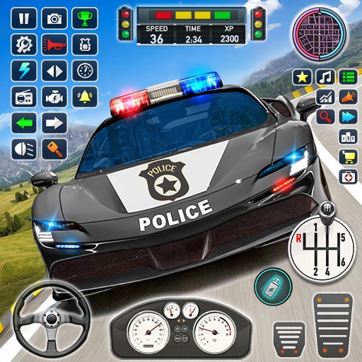 Police Car Games: Car Driving Icon