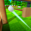 Putting Golf King Icon