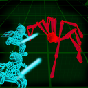 Stickman Neon Spiders Battle Icon