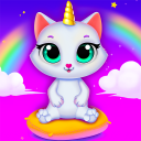 Unicorn Cat Princess Baby Game Icon